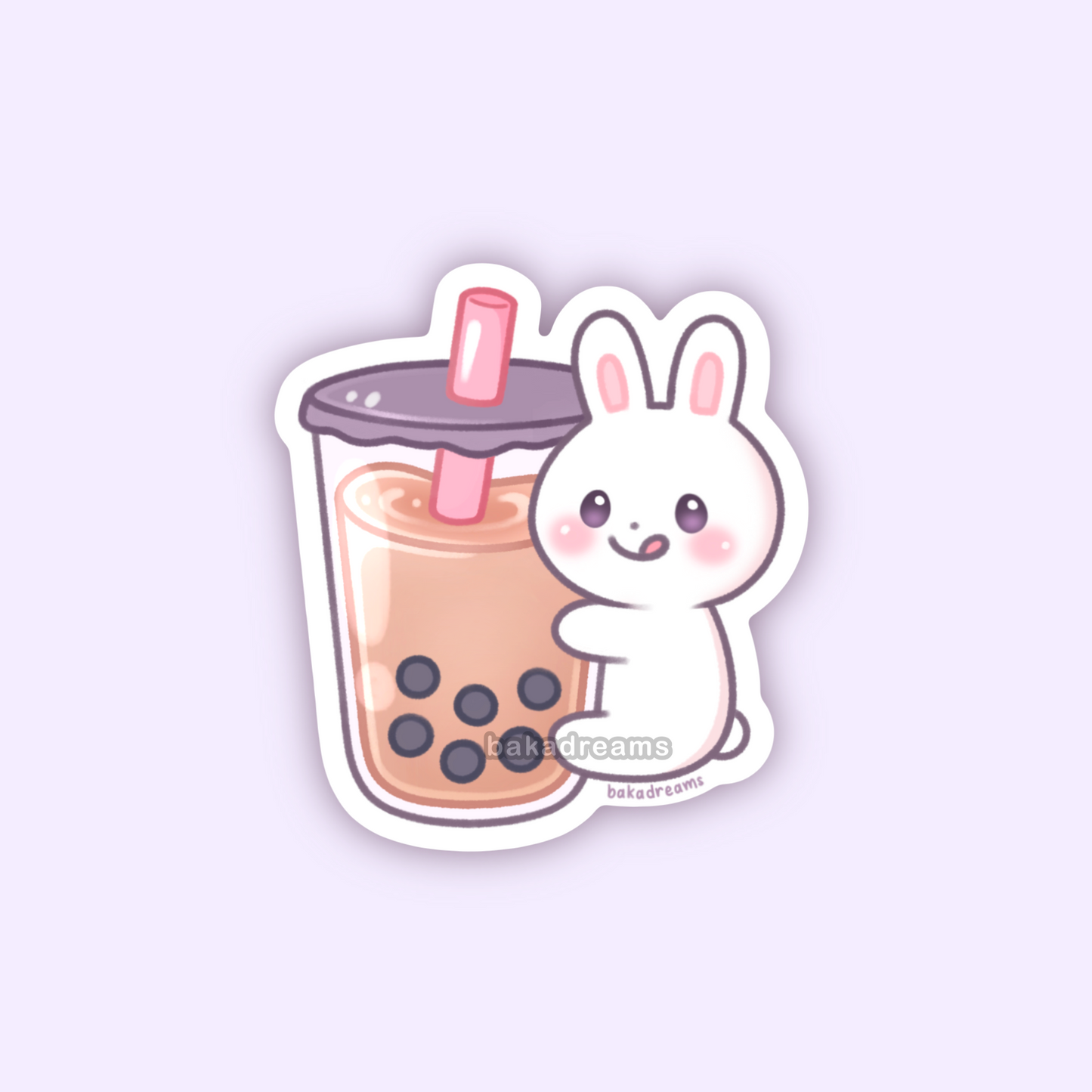 Boba Bunny Vinyl Sticker