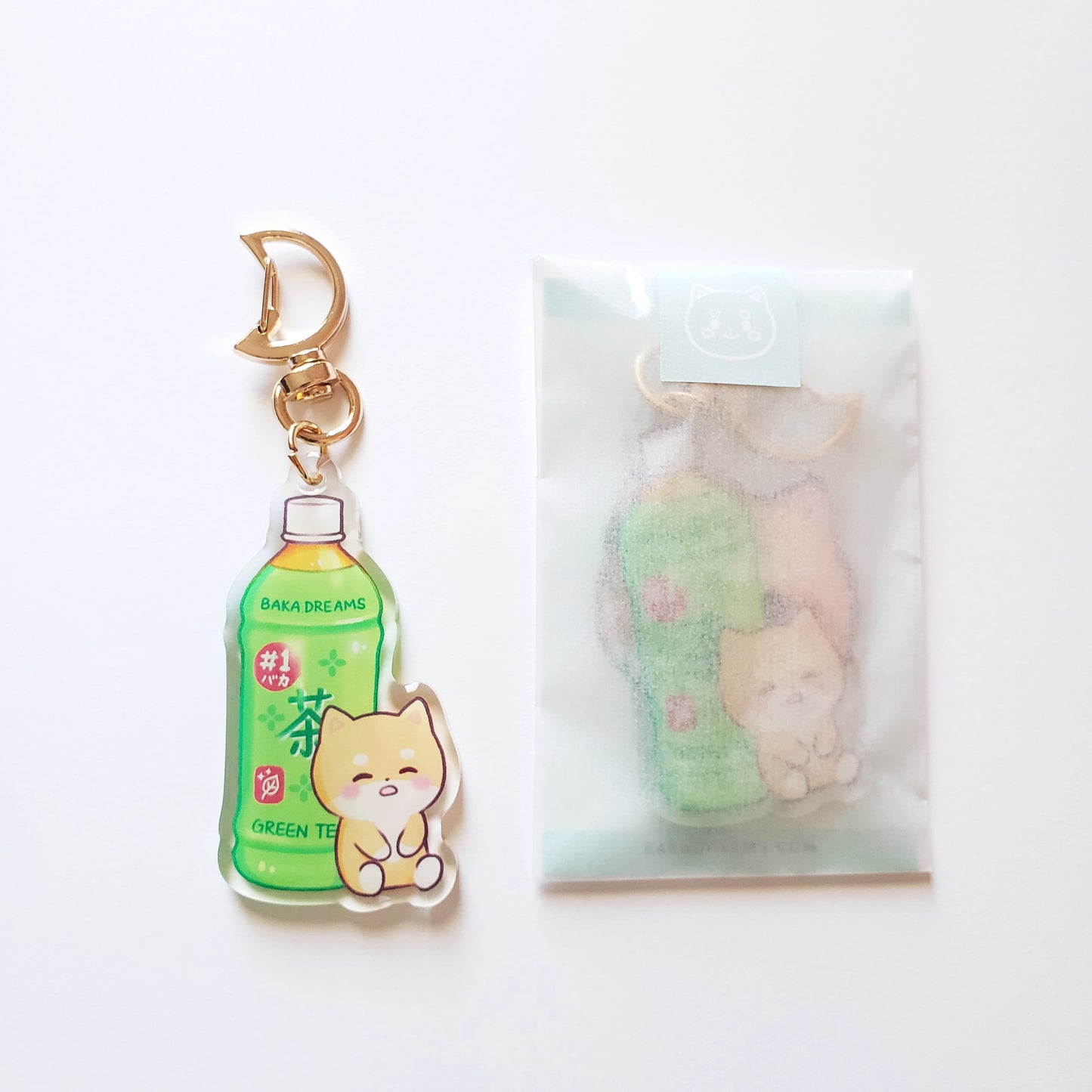 Ito En Green Tea Shiba Acrylic Keychain