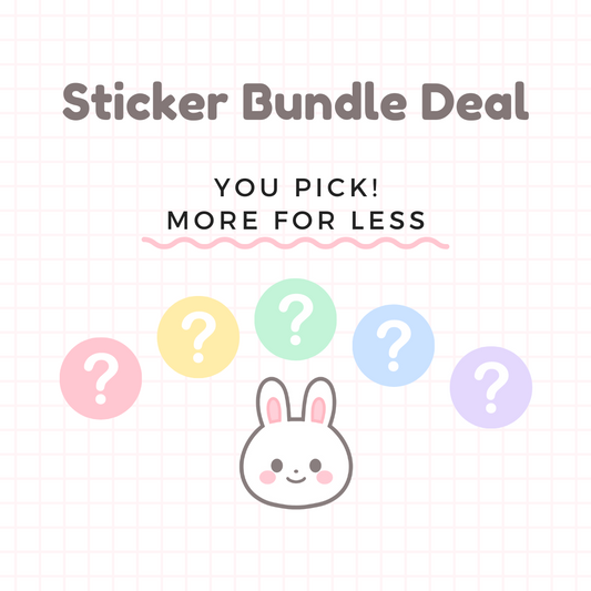 Vinyl Sticker Bundle Deal - 5 Sticker Pack