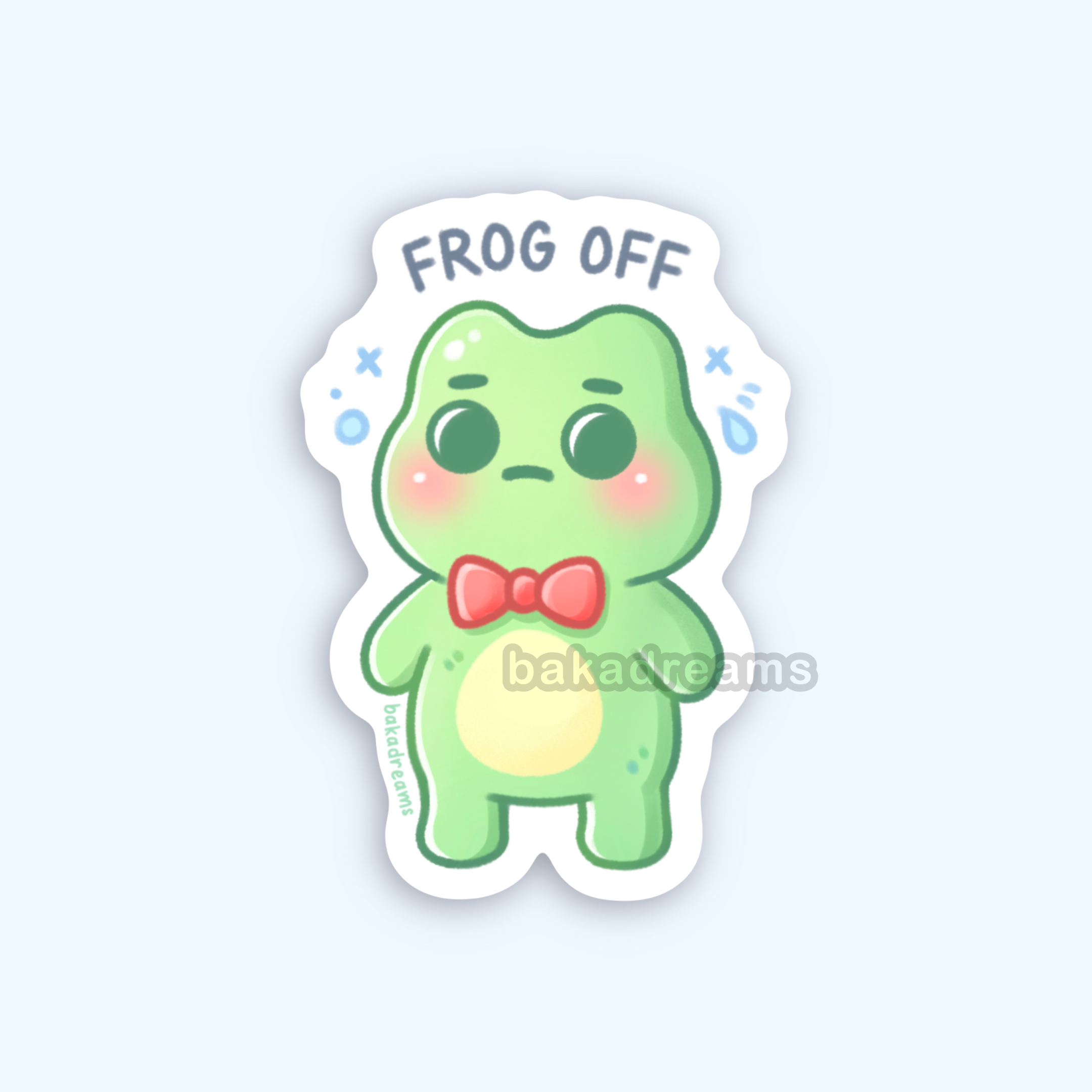 DJ Music Frog Sticker – Hollandaize Art