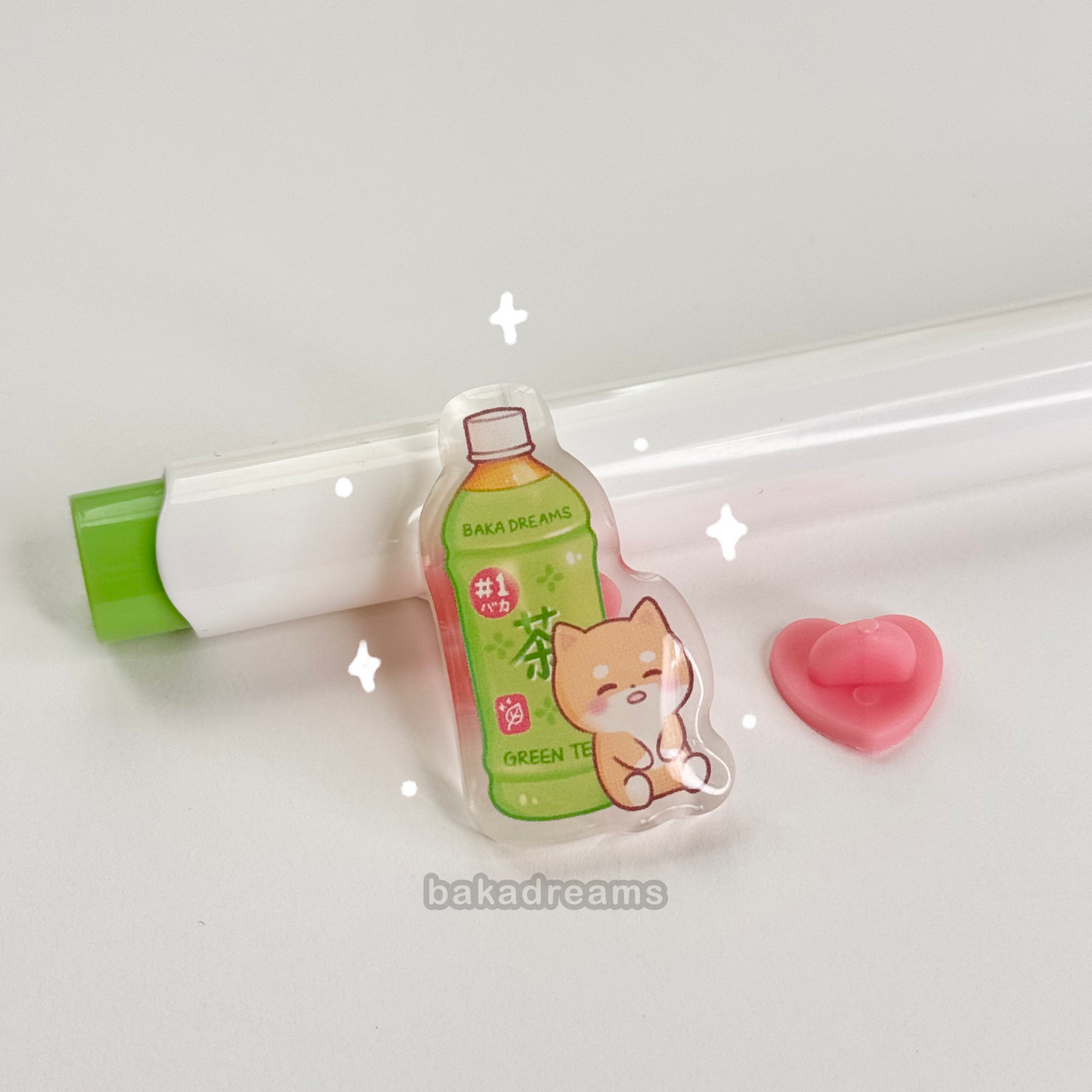 Ito En Green Tea Shiba Acrylic Pin