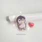 Stabby Penguin Acrylic Pin