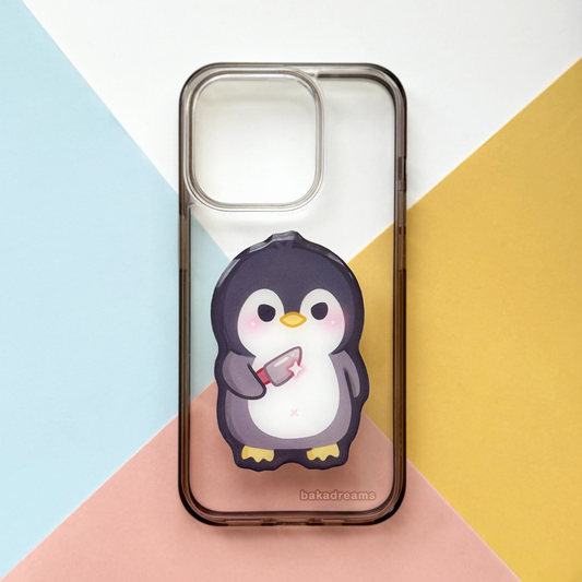 Stabby Penguin Phone Grip