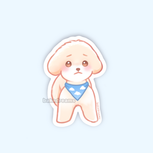 Variations Available - Cute Dog Vinyl Sticker