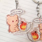 This Is (Not) Fine Acrylic Keychain