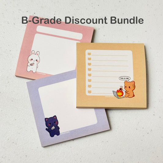 B-Grade Discount Bundle - 3 Post-it® Sticky Notes