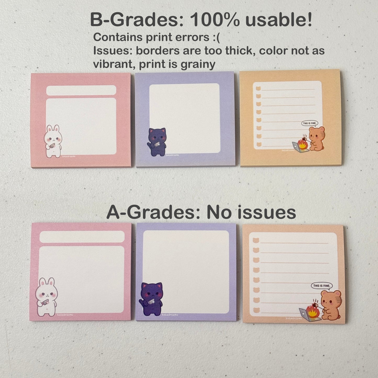 B-Grade Discount Bundle - 3 Post-it® Sticky Notes