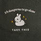 Embroidered Bunny Shirt, Comfort Colors Rabbit T-Shirt, It's Dangerous To Go Alone Take This, Cute Bunny Shirt, Casual Shirt, Gym Shirt, Zelda Phrase