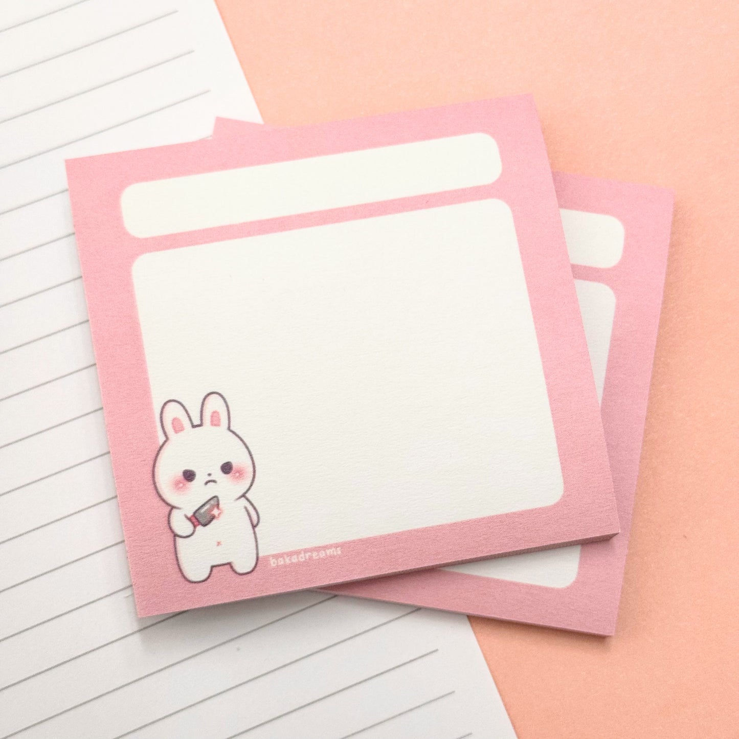 Post-it® Sticky Notes - Stabby Bunny