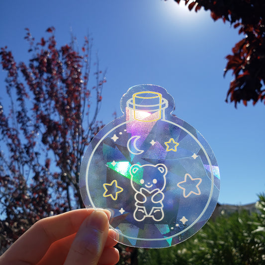 bear suncatcher decal