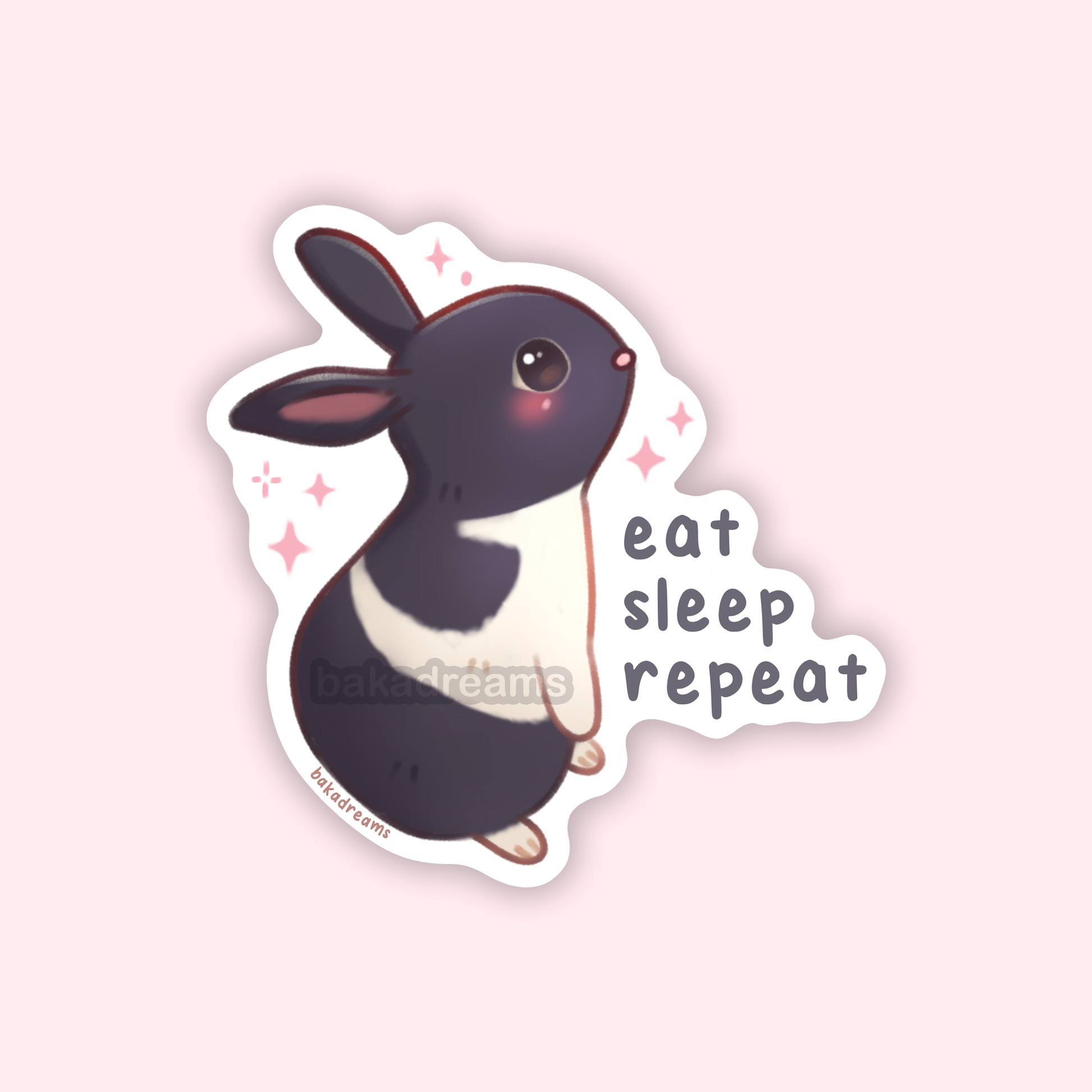 Dutch Rabbit Vinyl Sticker – Baka Dreams