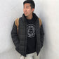 black catsu curry cat crewneck sweater