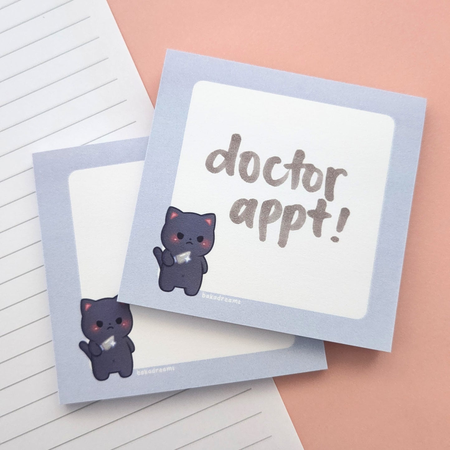 Post-it® Sticky Notes - Stabby Black Cat