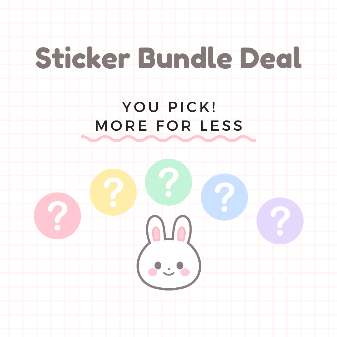 Vinyl Sticker Bundle Deal - 5 Sticker Pack